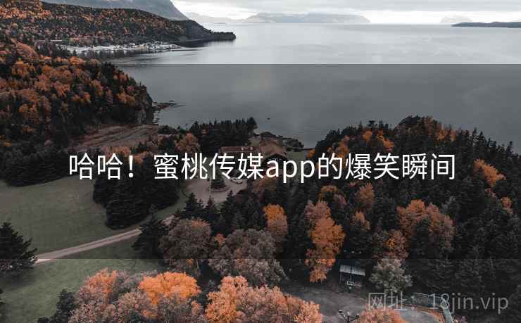 哈哈!蜜桃传媒app的爆笑瞬间  第1张 哈哈!蜜桃传媒app的爆笑瞬间  第1张